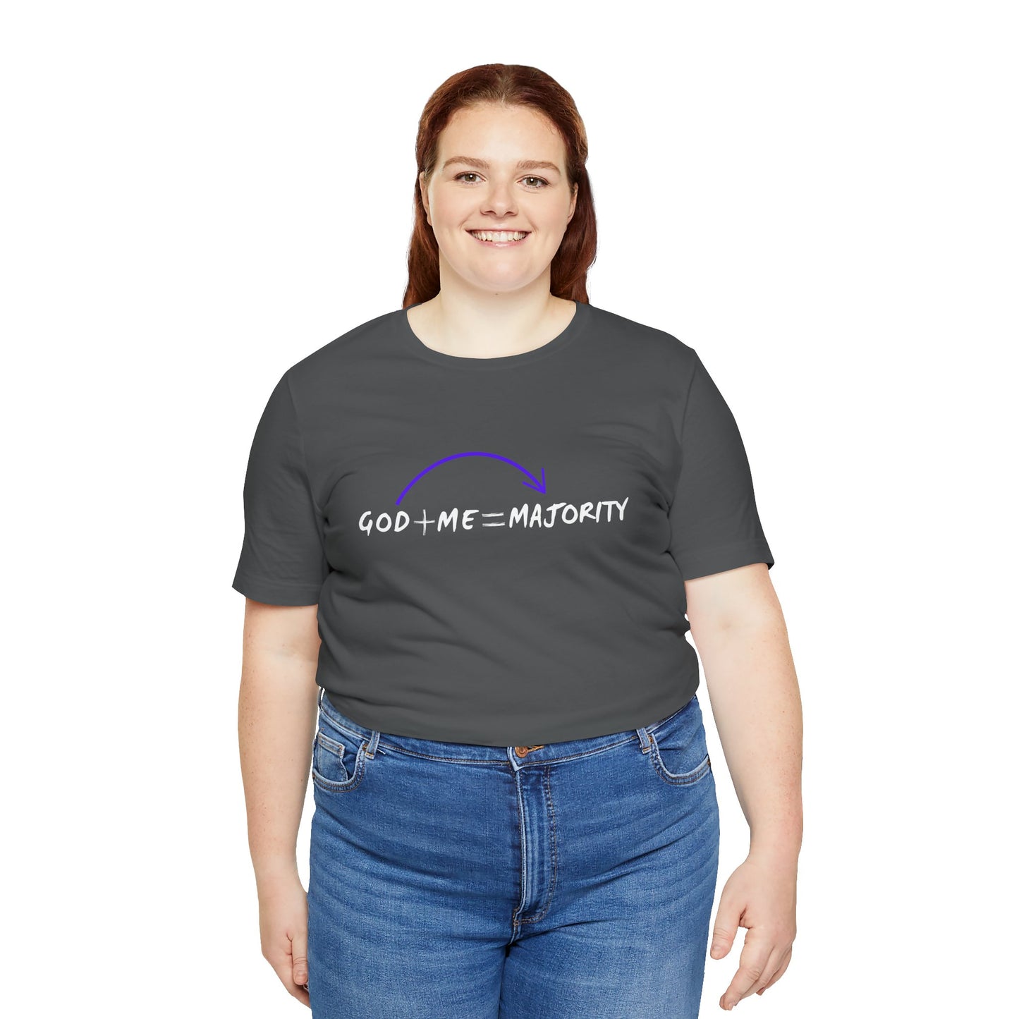 God + Me = Majority Tee