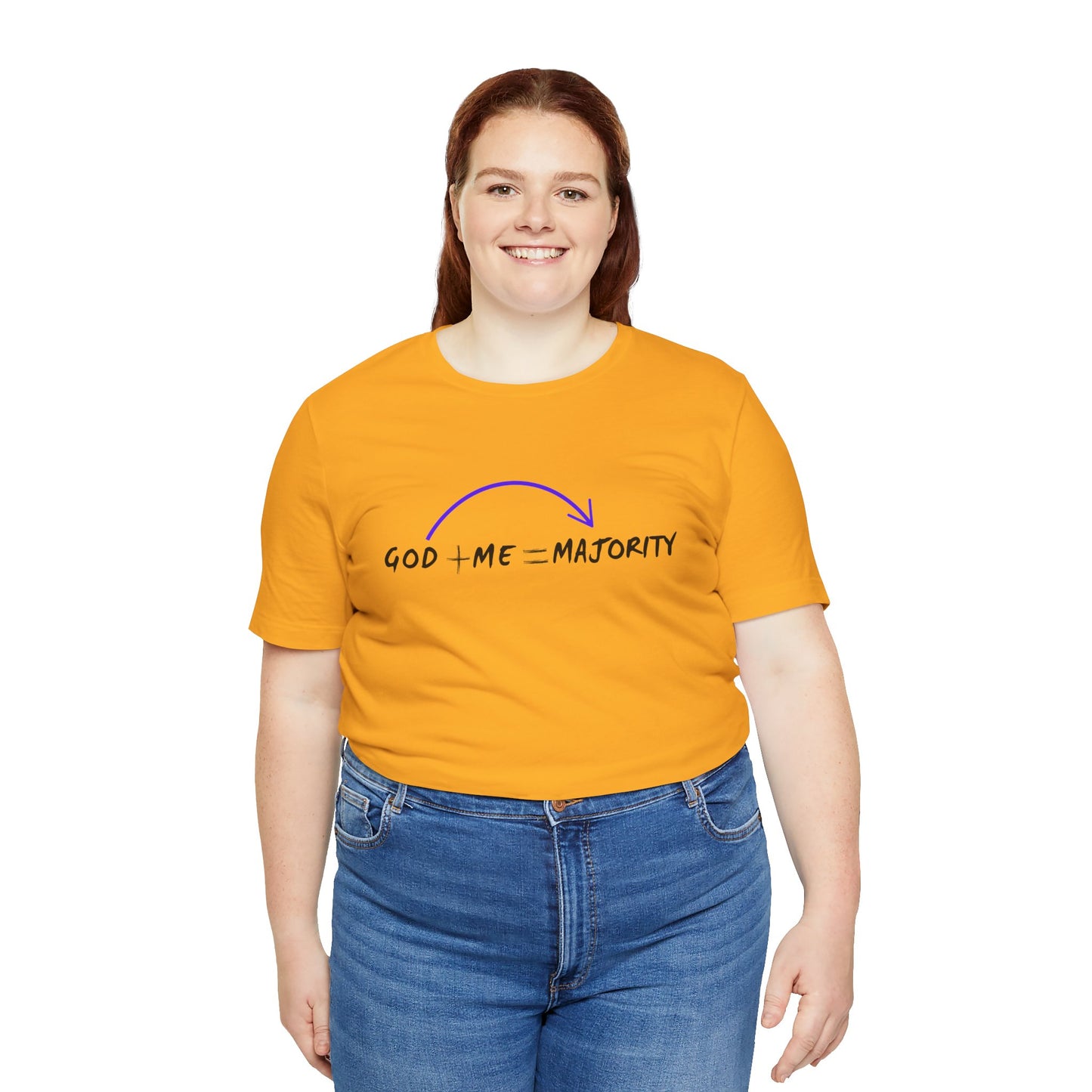 God + Me = Majority Tee