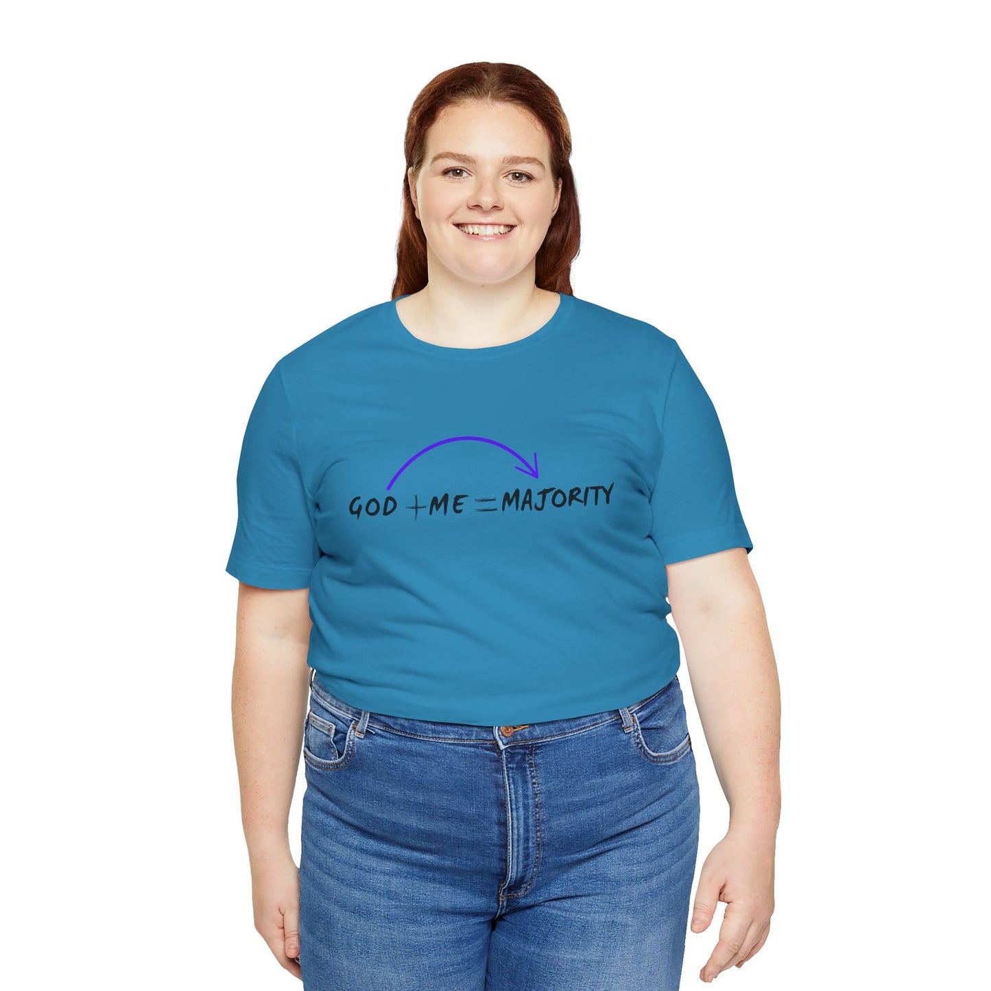 God + Me = Majority Tee