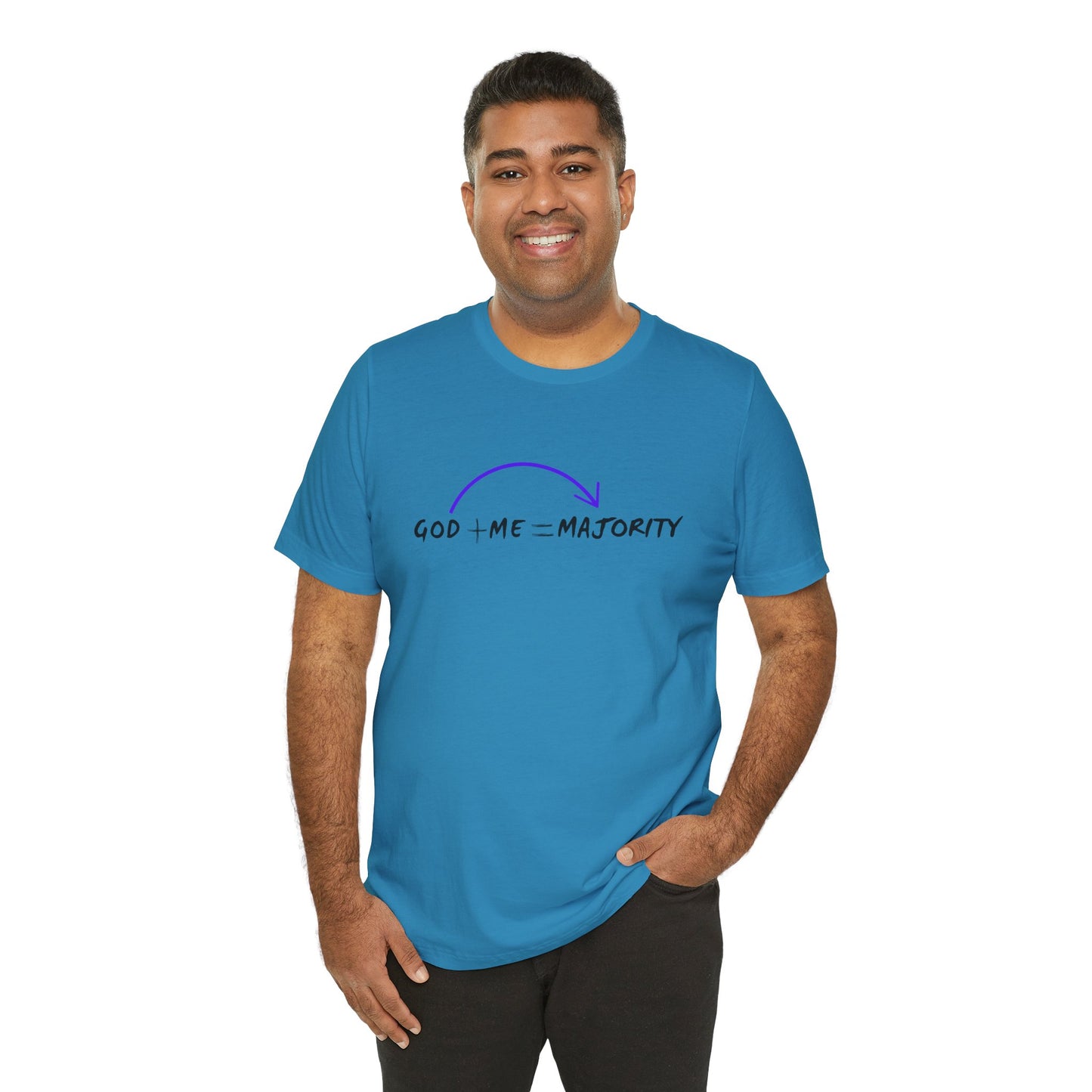 God + Me = Majority Tee
