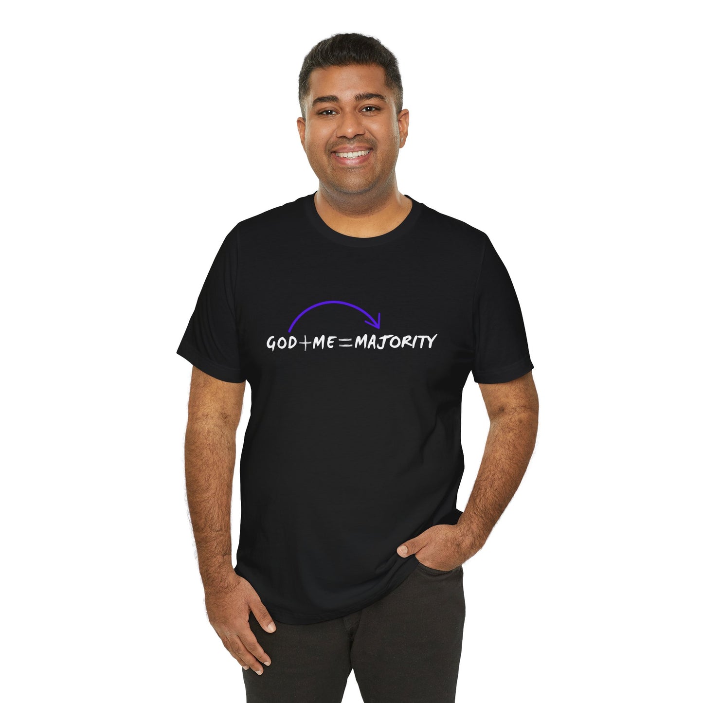God + Me = Majority Tee