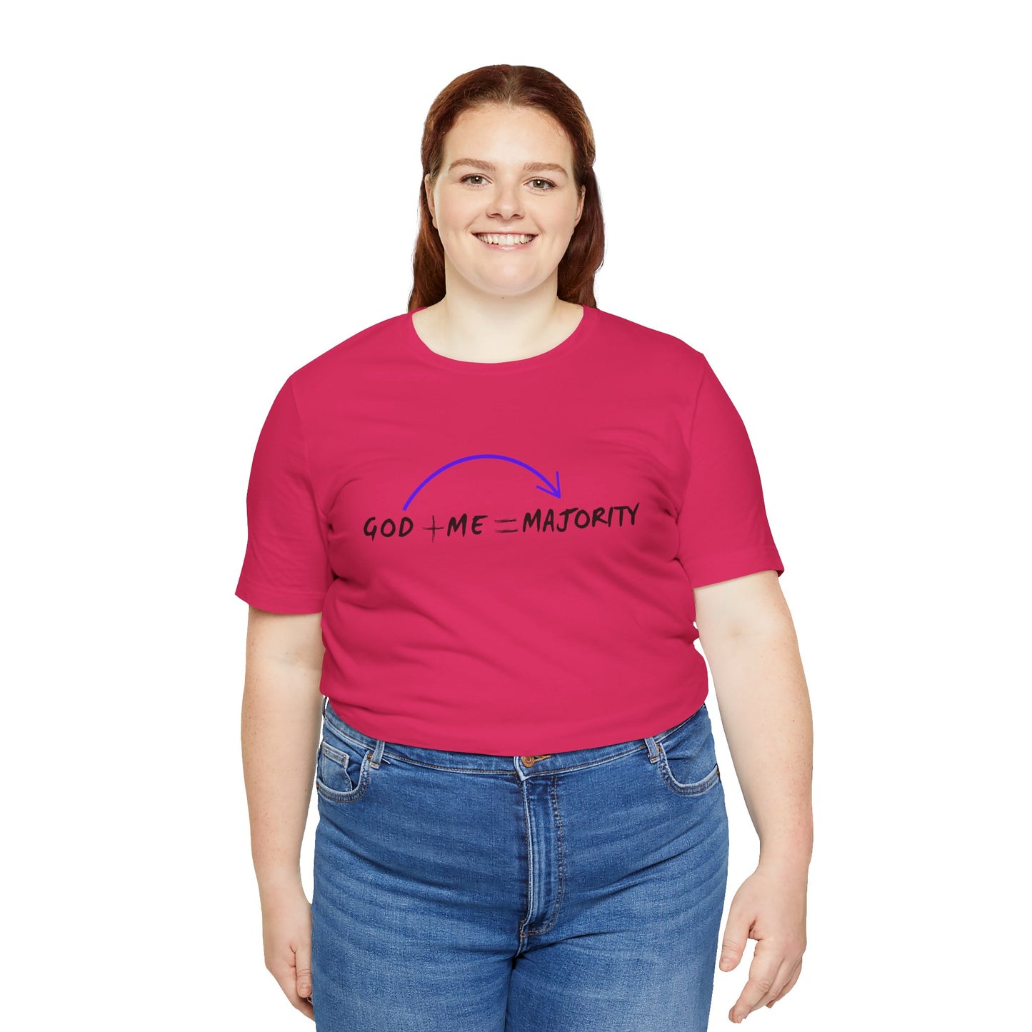 God + Me = Majority Tee