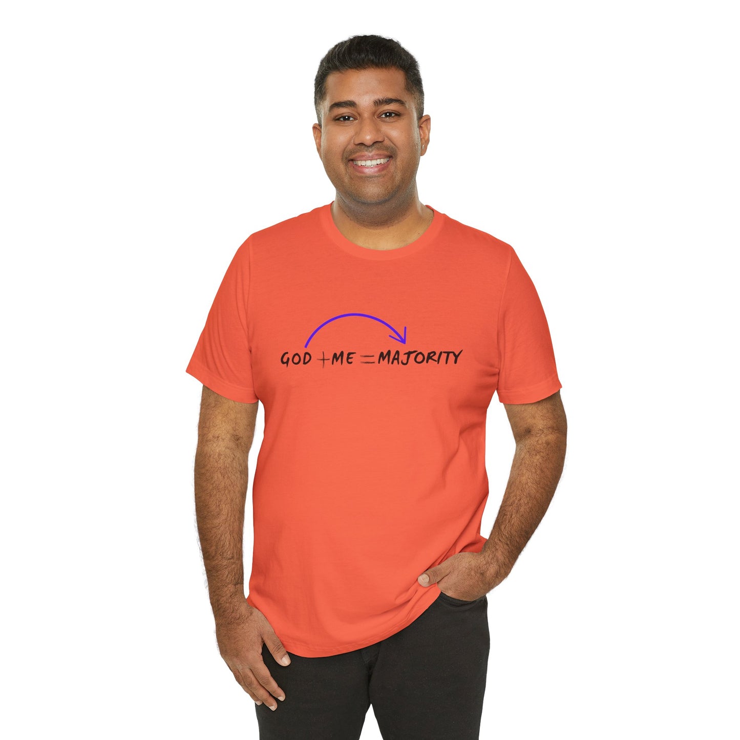 God + Me = Majority Tee