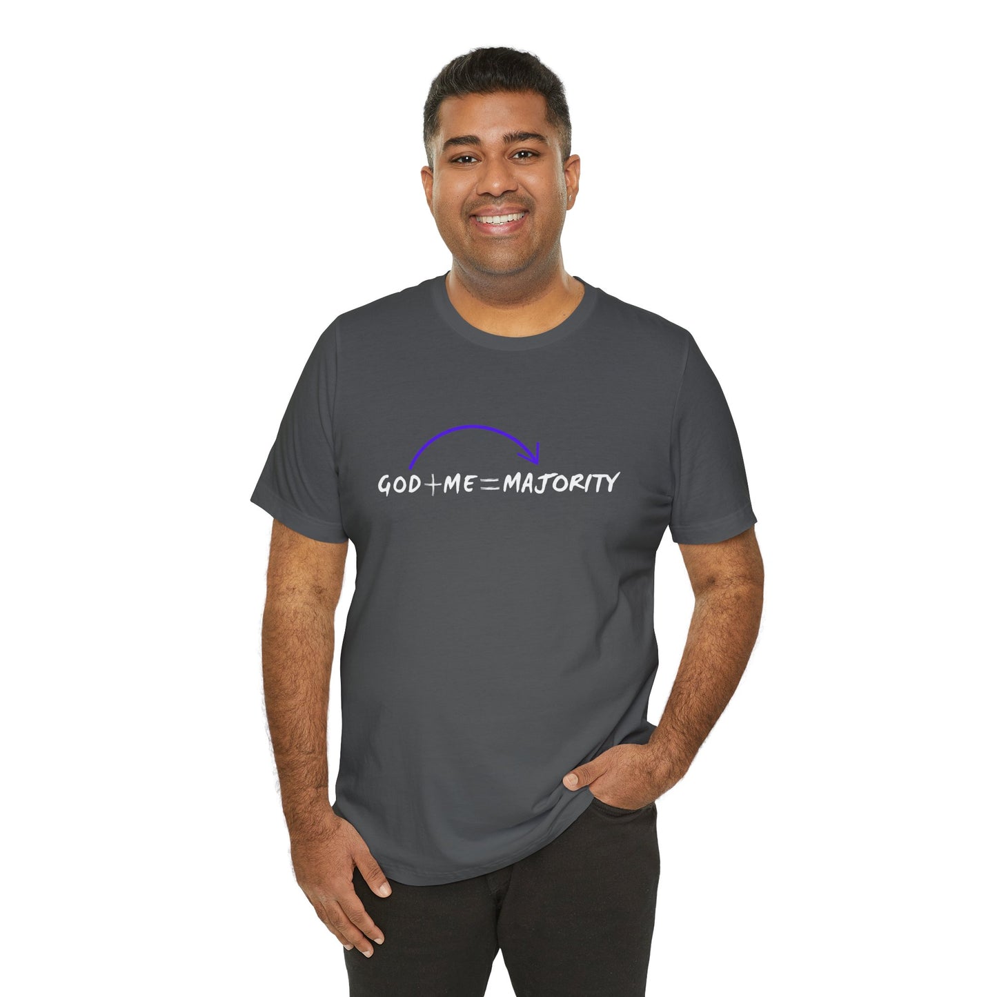 God + Me = Majority Tee