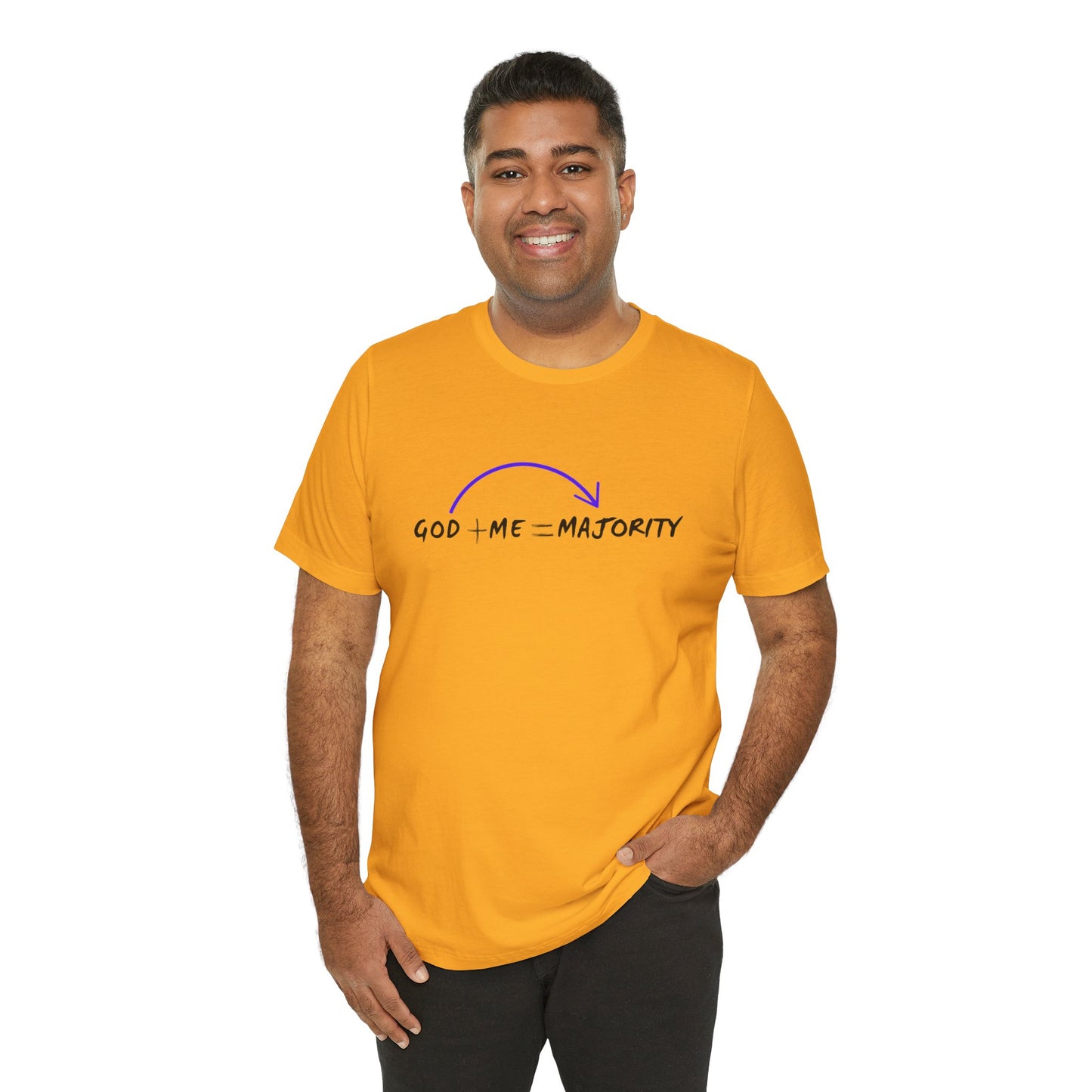 God + Me = Majority Tee