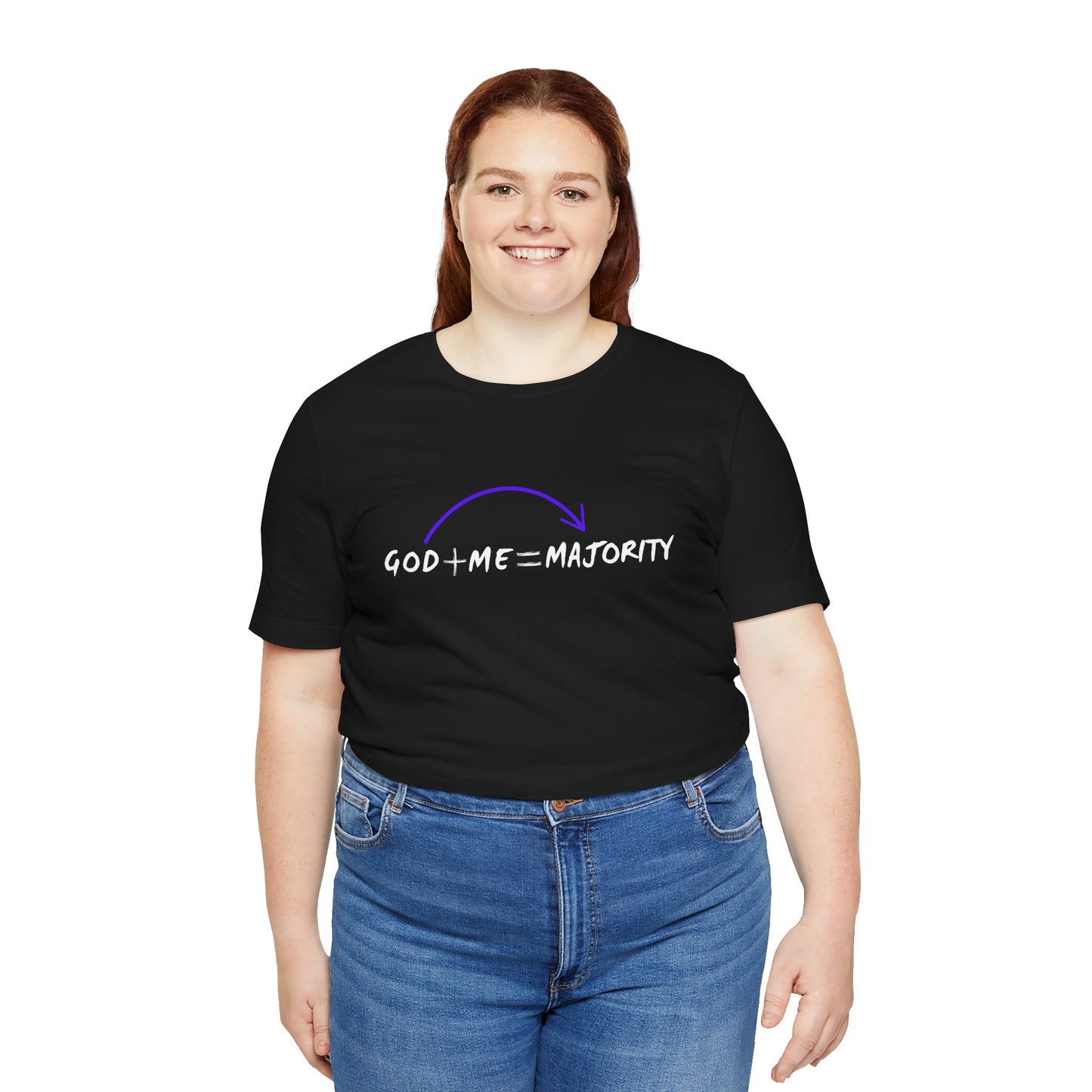 God + Me = Majority Tee