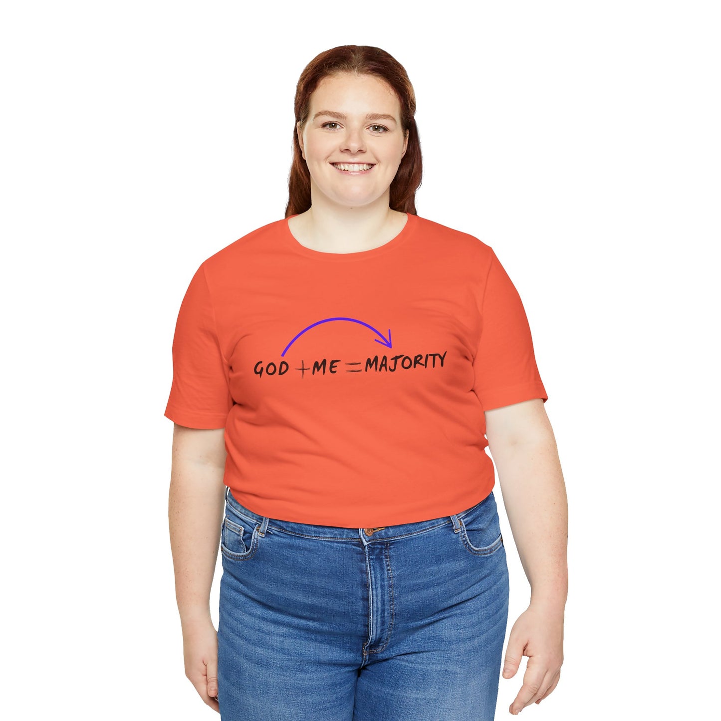 God + Me = Majority Tee