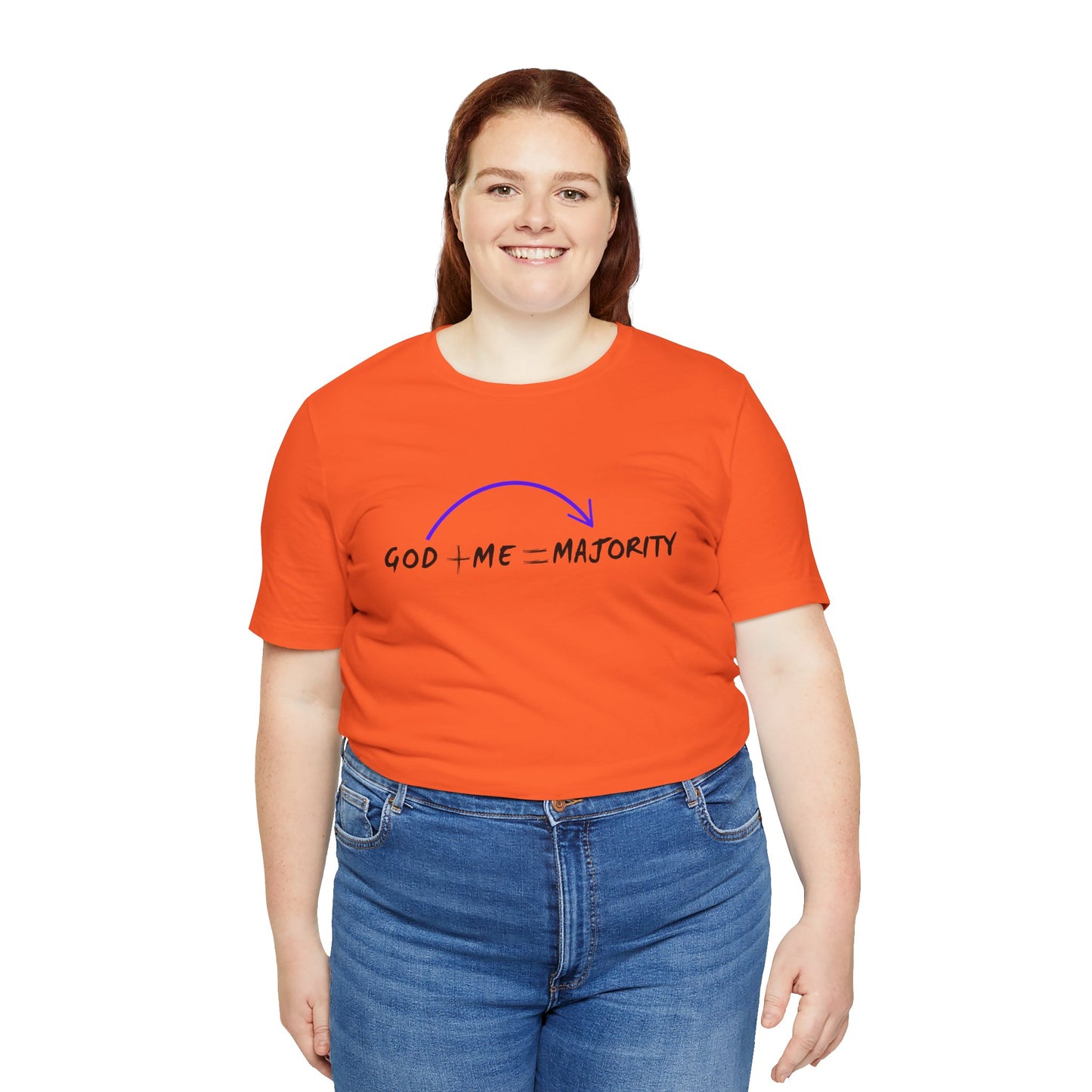 God + Me = Majority Tee