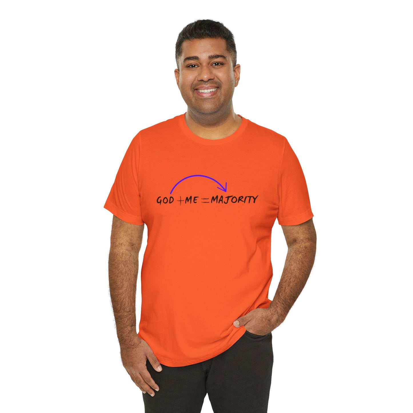 God + Me = Majority Tee