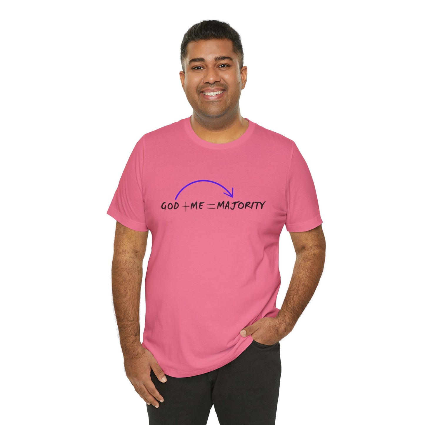 God + Me = Majority Tee