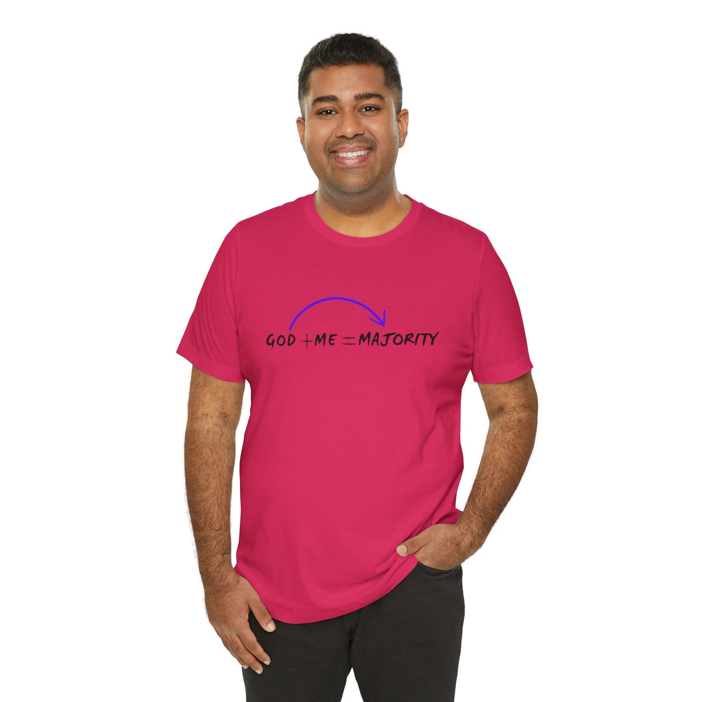 God + Me = Majority Tee