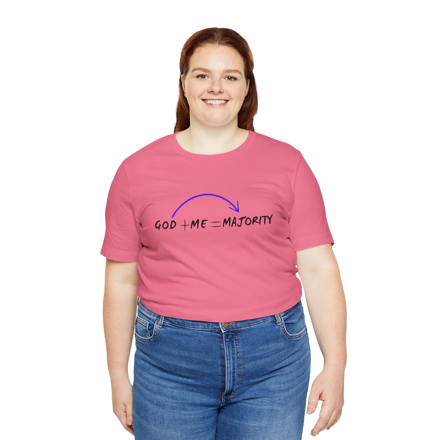 God + Me = Majority Tee